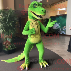 Mascot character of a Lime...
