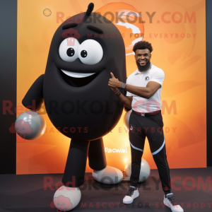 Mascot character of a Black...