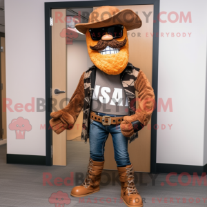 Maskot postava Rust Pirate...