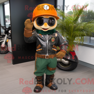 Mascottefiguur van een...