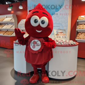 Mascot character of a Red...