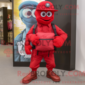 Mascot karakter van een...