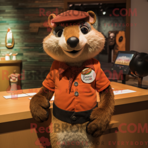 Mascot character of a...