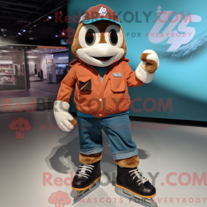 Mascot character of a Rust...