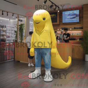 Mascot character of a Lemon...