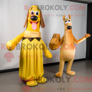 Mascot character of a Gold...