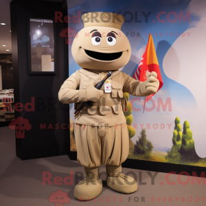 Mascottefiguur van een...