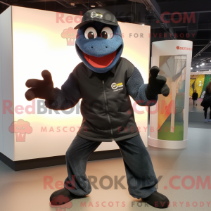 Mascot character of a Black...