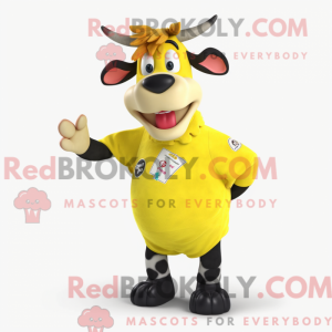 Mascot character of a Lemon...