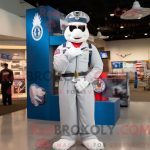 Mascottefiguur van een...