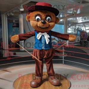 Mascot character of a Rust...