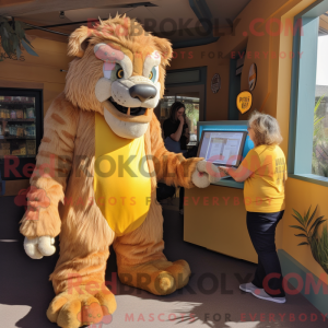 Mascot karakter van een...