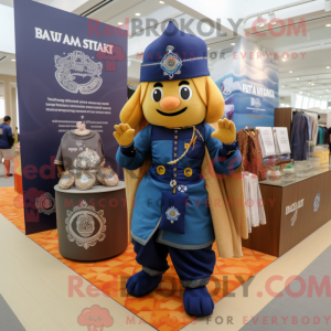 Maskottchenfigur eines Navy...