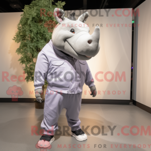 Mascot character of a Gray...