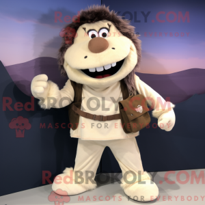 Mascot character of a Cream...