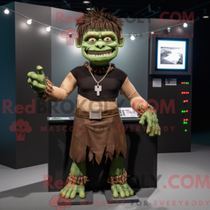 Mascot karakter van een...