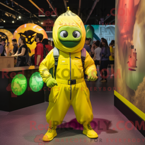 Mascot character of a Lemon...
