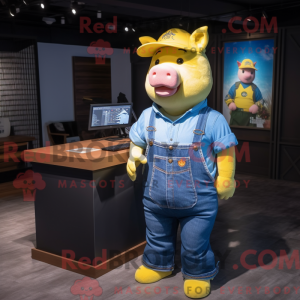 Personagem de máscara de um...
