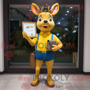 Mascottefiguur van een...