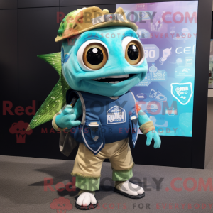 Mascottekarakter van een...