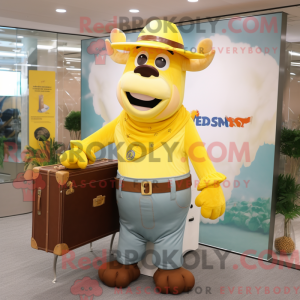 Mascottekarakter van een...