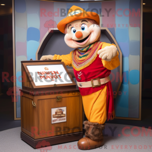 Mascottefiguur van een...