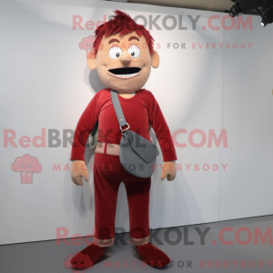 Mascottefiguur van een...