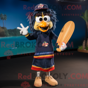 Mascot character of a Navy...