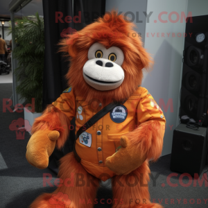 Mascottefiguur van een...