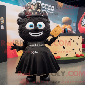 Mascot character of a Black...