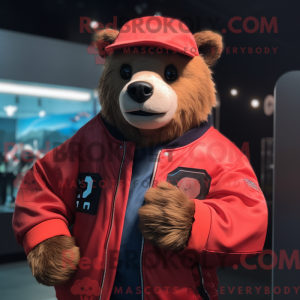 Mascot character of a Red...