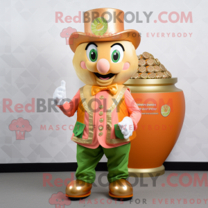 Mascot character of a Peach...
