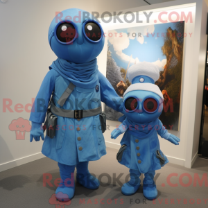 Postava maskota Sky Blue...