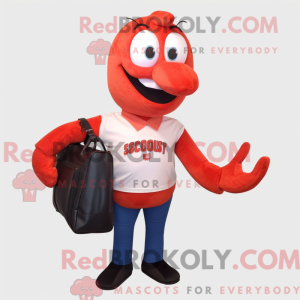 Mascot character of a Red...
