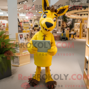 Mascot karakter van een...