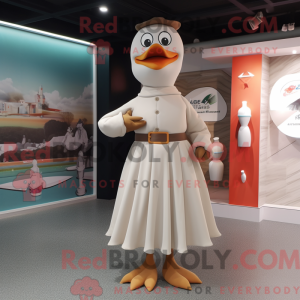 Mascottefiguur van een...