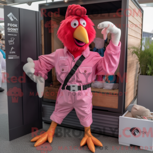 Mascot karakter van een...