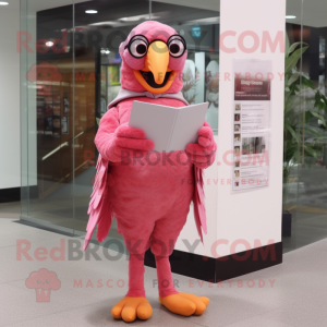 Pink Parrot mascotte...