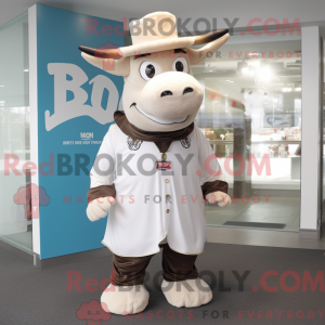 Mascot character of a White...