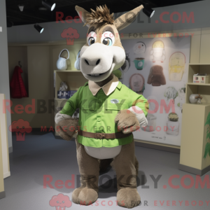 Mascot character of a Olive...