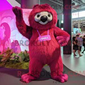 Mascot character of a...