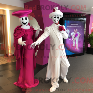 Postava maskota purpurového...