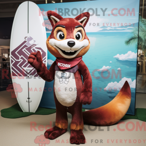 Mascottefiguur van een...