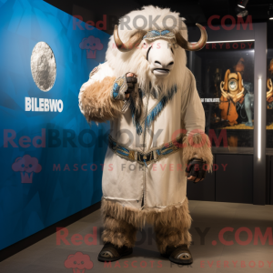 Mascot character of a White...