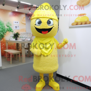 Mascot character of a Lemon...