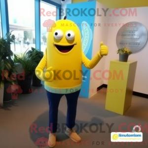 Mascot character of a Lemon...