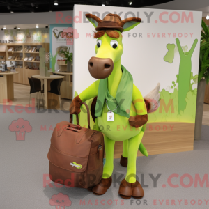 Mascot karakter van een...