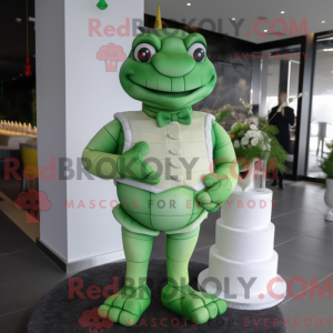 Mascot character of a Green...