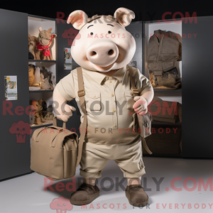 Personnage mascotte d une...