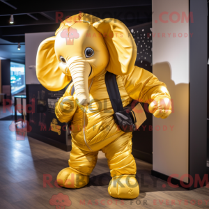 Mascot character of a Gold...